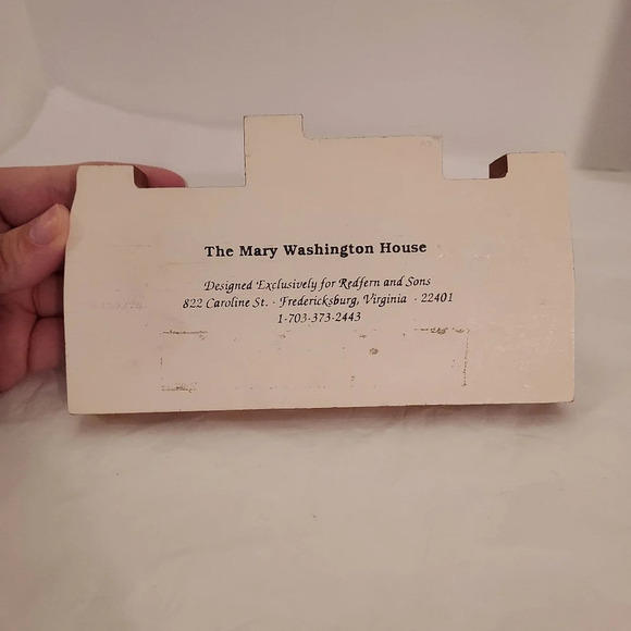 Vintage 1991 The Cat's Meow The Mary Washington House Shelf Sitter - Picture 3 of 9